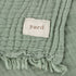 Lark Muslin Cotton Throw Eucalyptus - 130 x 180cm
